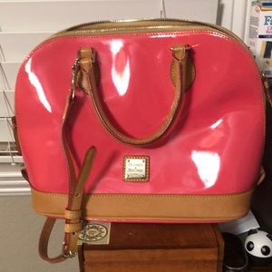 Patent Domed Zip Satchal